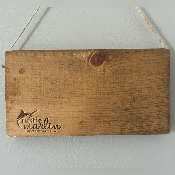 Rustic Marlin Mini Plank “Home is where the barn is” - Picture 2 of 2